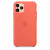 Чохол-накладка (силіконовий) Apple iPhone 11 Pro Silicone Case Clementine (MWYQ2)