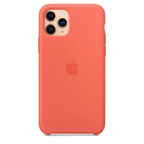 Чохол-накладка (силіконовий) Apple iPhone 11 Pro Silicone Case Clementine (MWYQ2)