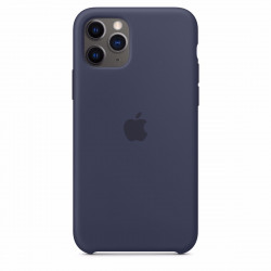 Чохол-накладка (силіконовий) Apple iPhone 11 Pro Silicone Case Midnight Blue (MWYJ2)