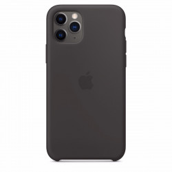 Чохол-накладка (силіконовий) Apple iPhone 11 Pro Silicone Case Black (MWYN2)