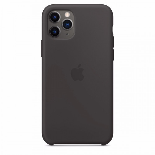Чохол-накладка (силіконовий) Apple iPhone 11 Pro Silicone Case Black (MWYN2)