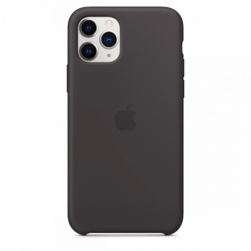 Чохол-накладка (силіконовий) Apple iPhone 11 Pro Silicone Case Black (MWYN2)
