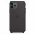 Чохол-накладка (силіконовий) Apple iPhone 11 Pro Silicone Case Black (MWYN2)