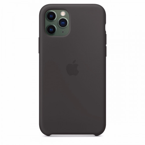 Чохол-накладка (силіконовий) Apple iPhone 11 Pro Silicone Case Black (MWYN2)