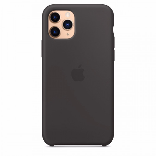 Чохол-накладка (силіконовий) Apple iPhone 11 Pro Silicone Case Black (MWYN2)