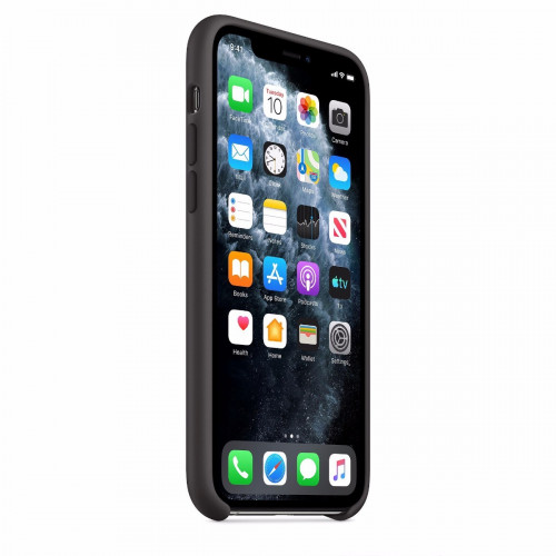 Чохол-накладка (силіконовий) Apple iPhone 11 Pro Silicone Case Black (MWYN2)