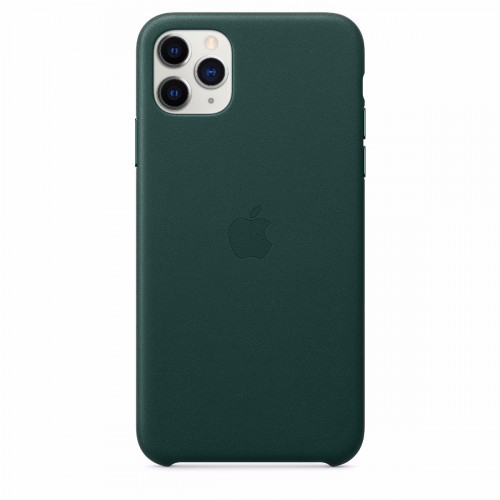 Чохол-накладка (шкіряний) Apple iPhone 11 Pro Max Leather Case Forest Green (MX0C2)
