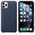 Чохол-накладка (шкіряний) Apple iPhone 11 Pro Max Leather Case Midnight Blue (MX0G2)