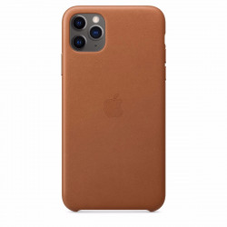 Чохол-накладка (шкіряний) Apple iPhone 11 Pro Max Leather Case Saddle Brown (MX0D2)