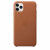 Чохол-накладка (шкіряний) Apple iPhone 11 Pro Max Leather Case Saddle Brown (MX0D2)