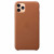 Чохол-накладка (шкіряний) Apple iPhone 11 Pro Max Leather Case Saddle Brown (MX0D2)