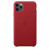 Чохол-накладка (шкіряний) Apple iPhone 11 Pro Max Leather Case (PRODUCT)RED (MX0F2)