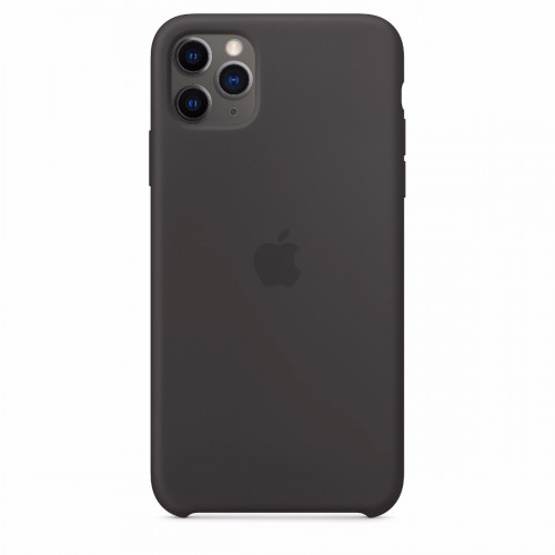 Чохол-накладка (силіконовий) Apple iPhone 11 Pro Max Silicone Case Black (MX002)