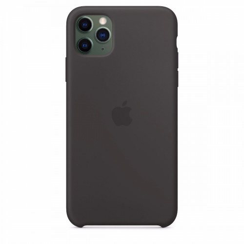 Чохол-накладка (силіконовий) Apple iPhone 11 Pro Max Silicone Case Black (MX002)