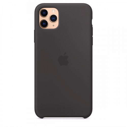 Чохол-накладка (силіконовий) Apple iPhone 11 Pro Max Silicone Case Black (MX002)