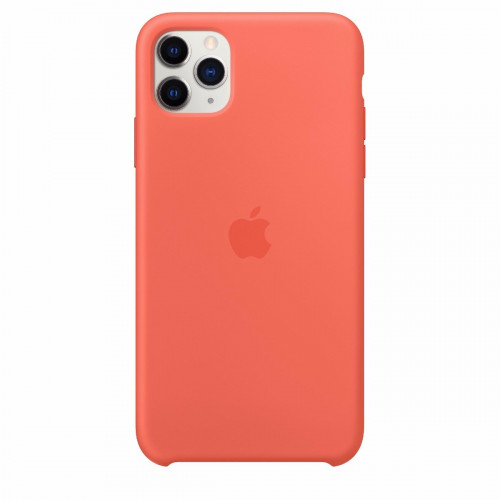 Чохол-накладка (силіконовий) Apple iPhone 11 Pro Max Silicone Case Clementine (MX022)