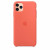 Чохол-накладка (силіконовий) Apple iPhone 11 Pro Max Silicone Case Clementine (MX022)