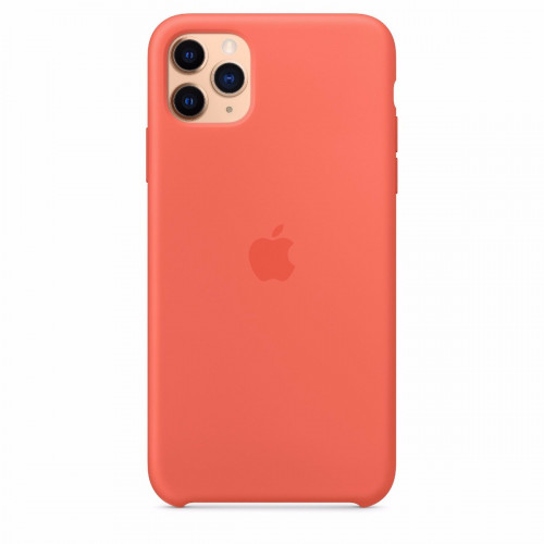 Чохол-накладка (силіконовий) Apple iPhone 11 Pro Max Silicone Case Clementine (MX022)