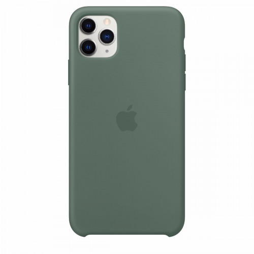 Чохол-накладка (силіконовий) Apple iPhone 11 Pro Max Silicone Case Pine Green (MX012)