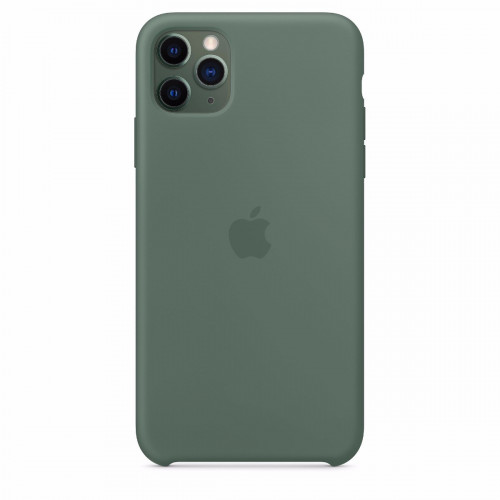 Чохол-накладка (силіконовий) Apple iPhone 11 Pro Max Silicone Case Pine Green (MX012)