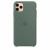 Чохол-накладка (силіконовий) Apple iPhone 11 Pro Max Silicone Case Pine Green (MX012)