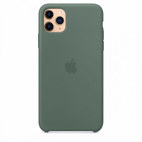 Чохол-накладка (силіконовий) Apple iPhone 11 Pro Max Silicone Case Pine Green (MX012)
