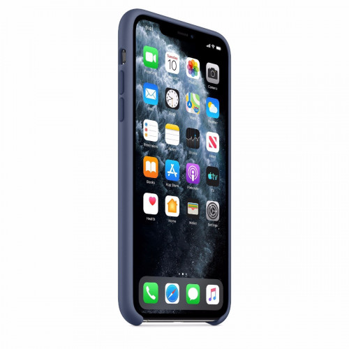 Чохол-накладка (силіконовий) Apple iPhone 11 Pro Max Silicone Case Alaskan Blue (MX032)