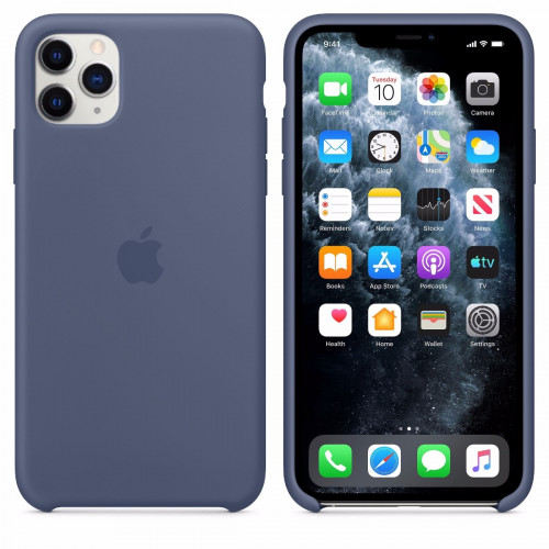 Чохол-накладка (силіконовий) Apple iPhone 11 Pro Max Silicone Case Alaskan Blue (MX032)