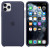 Чохол-накладка (силіконовий) Apple iPhone 11 Pro Max Silicone Case Midnight Blue (MWYW2)