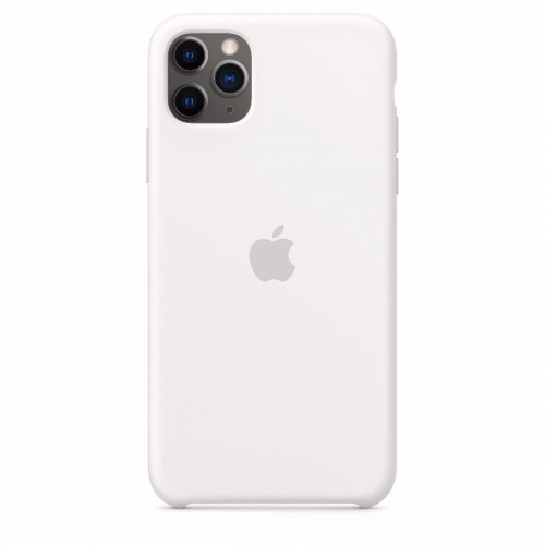Чохол-накладка (силіконовий) Apple iPhone 11 Pro Max Silicone Case White (MWYX2)