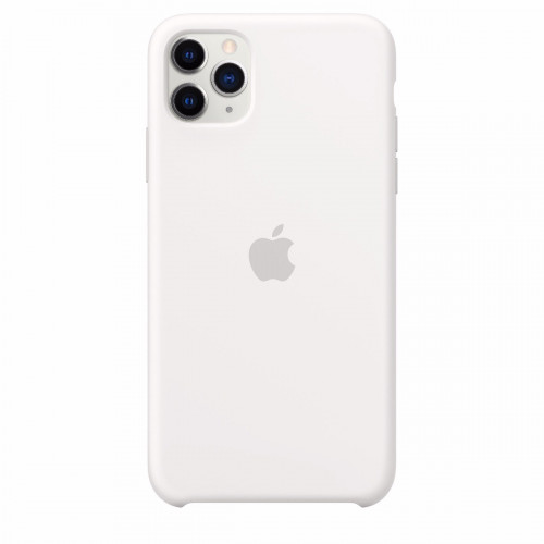 Чохол-накладка (силіконовий) Apple iPhone 11 Pro Max Silicone Case White (MWYX2)