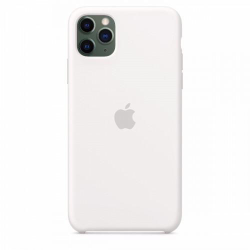 Чохол-накладка (силіконовий) Apple iPhone 11 Pro Max Silicone Case White (MWYX2)