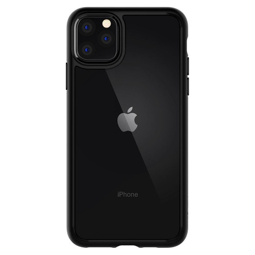 Чохол-накладка (силіконовий) Apple iPhone 11 Pro Max Spigen Ultra Hybrid Matte Black (075CS27136)
