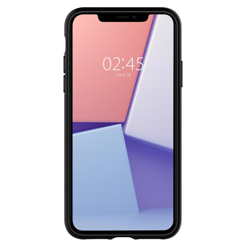 Чохол-накладка (силіконовий) Apple iPhone 11 Pro Max Spigen Ultra Hybrid Matte Black (075CS27136)