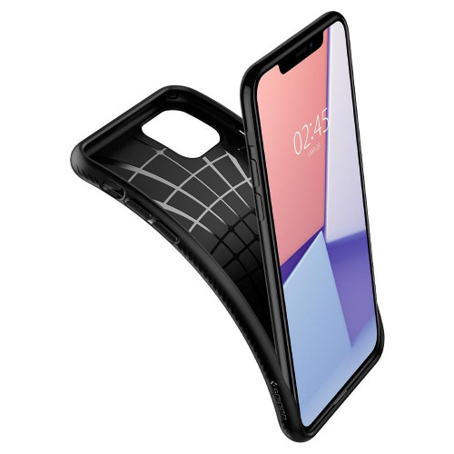 Чехол-накладка (силиконовый) Apple iPhone 11 Pro Spigen Liquid Matte Black (077CS27232)