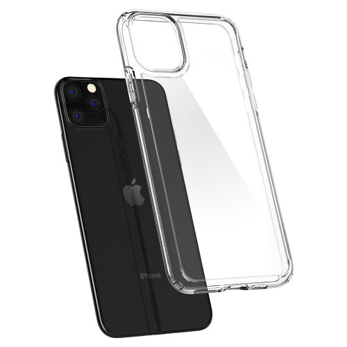 Чехол-накладка (силиконовый) Apple iPhone 11 Pro Spigen Ultra Hybrid Crystal Clear (077CS27233)