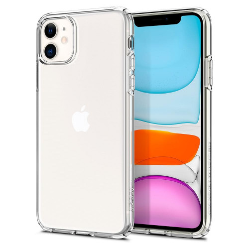 Чохол-накладка (силіконовий) Apple iPhone 11 Spigen Liquid Crystal Clear (076CS27179)