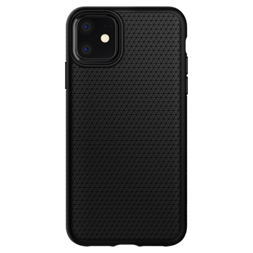 Чехол-накладка (силиконовый) Apple iPhone 11 Spigen Liquid Matte Black (076CS27184)