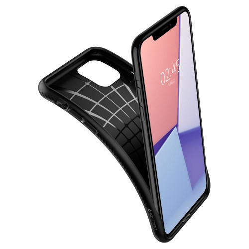 Чехол-накладка (силиконовый) Apple iPhone 11 Spigen Liquid Matte Black (076CS27184)