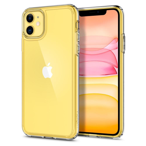 Чехол-накладка (силиконовый) Apple iPhone 11 Spigen Ultra Hybrid Crystal Clear (076CS27185)