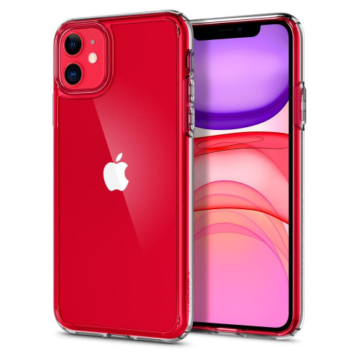 Чехол-накладка (силиконовый) Apple iPhone 11 Spigen Ultra Hybrid Crystal Clear (076CS27185)