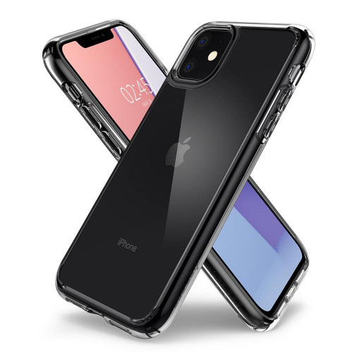 Чехол-накладка (силиконовый) Apple iPhone 11 Spigen Ultra Hybrid Crystal Clear (076CS27185)