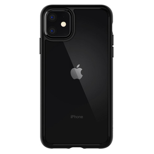 Чехол-накладка (силиконовый) Apple iPhone 11 Spigen Ultra Hybrid Matte Black (076CS27186)