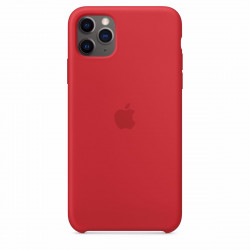 Чохол-накладка (силіконовий) для iPhone 11 Pro Max Silicone Case High Copy RED