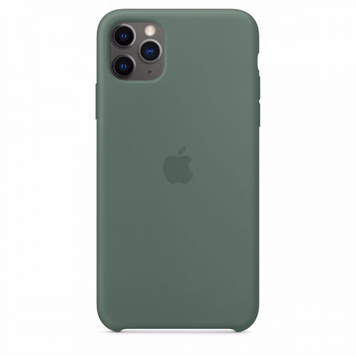 Чохол-накладка (силіконовий) для iPhone 11 Pro Max Silicone Case High Copy Pine Green