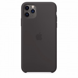 Чохол-накладка (силіконовий) для iPhone 11 Pro Max Silicone Case High Copy Black