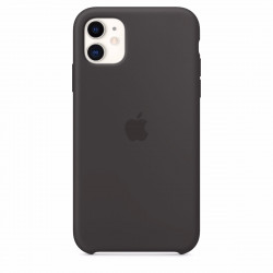 Чохол-накладка (силіконовий) для iPhone 11 Silicone Case High Copy Black