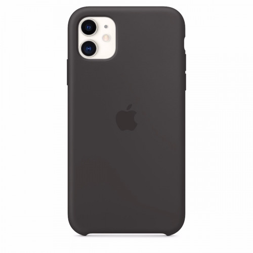 Чехол-накладка (силиконовый) для iPhone 11 Silicone Case High Copy Black