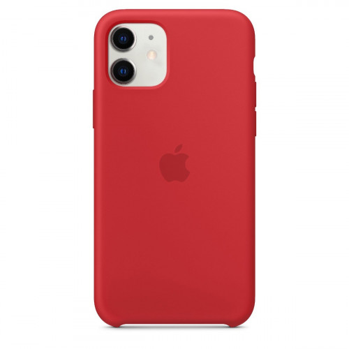 Чехол-накладка (силиконовый) для iPhone 11 Silicone Case High Copy RED