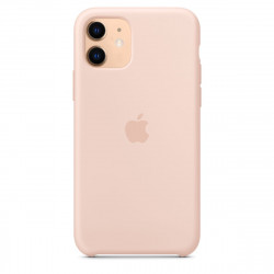 Чохол-накладка (силіконовий) для iPhone 11 Silicone Case High Copy Pink Sand